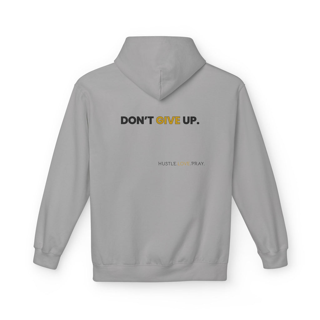 Don't Give Up Soft Style Hoodie | Christian Faith Apparel | Hustle. Love. Pray. | Prayer Hoodie | Don't Give Up Collection | MMLoveBrand
