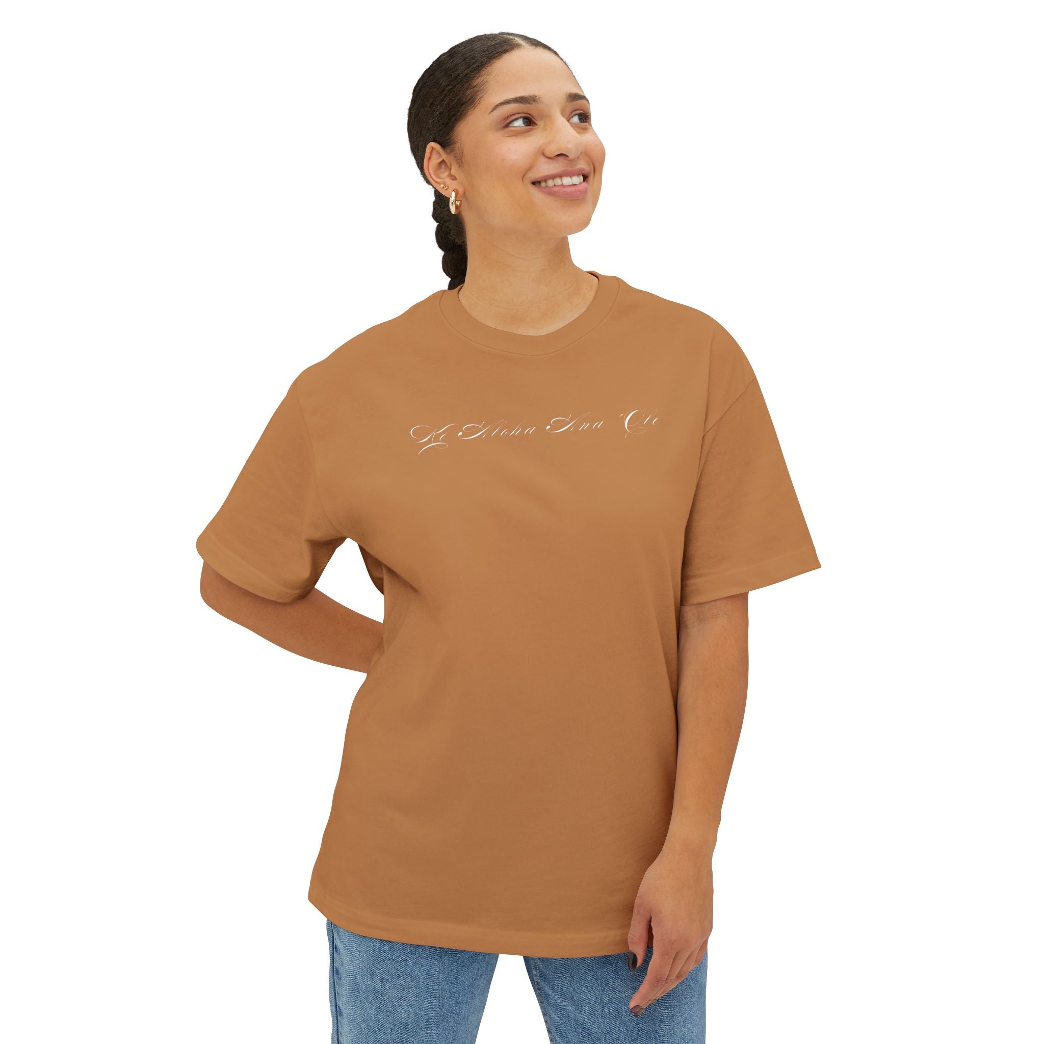Ke Aloha Ana 'Ole Unisex Oversized Boxy Tee | God's Immeasurable Love Shirt | Christian Faith Apparel Aloha Street Club Collection | MMLoveBrand