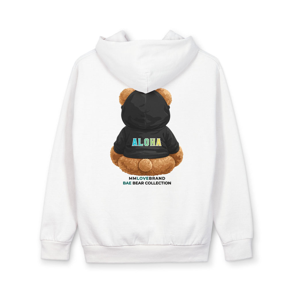 God made Aloha Bae Bear Urban Pullover Hoodie | Christian Faith Apparel | Aloha Streetwear | Aloha Street Club Collection | Bae Bear Collection | MMLoveBrand