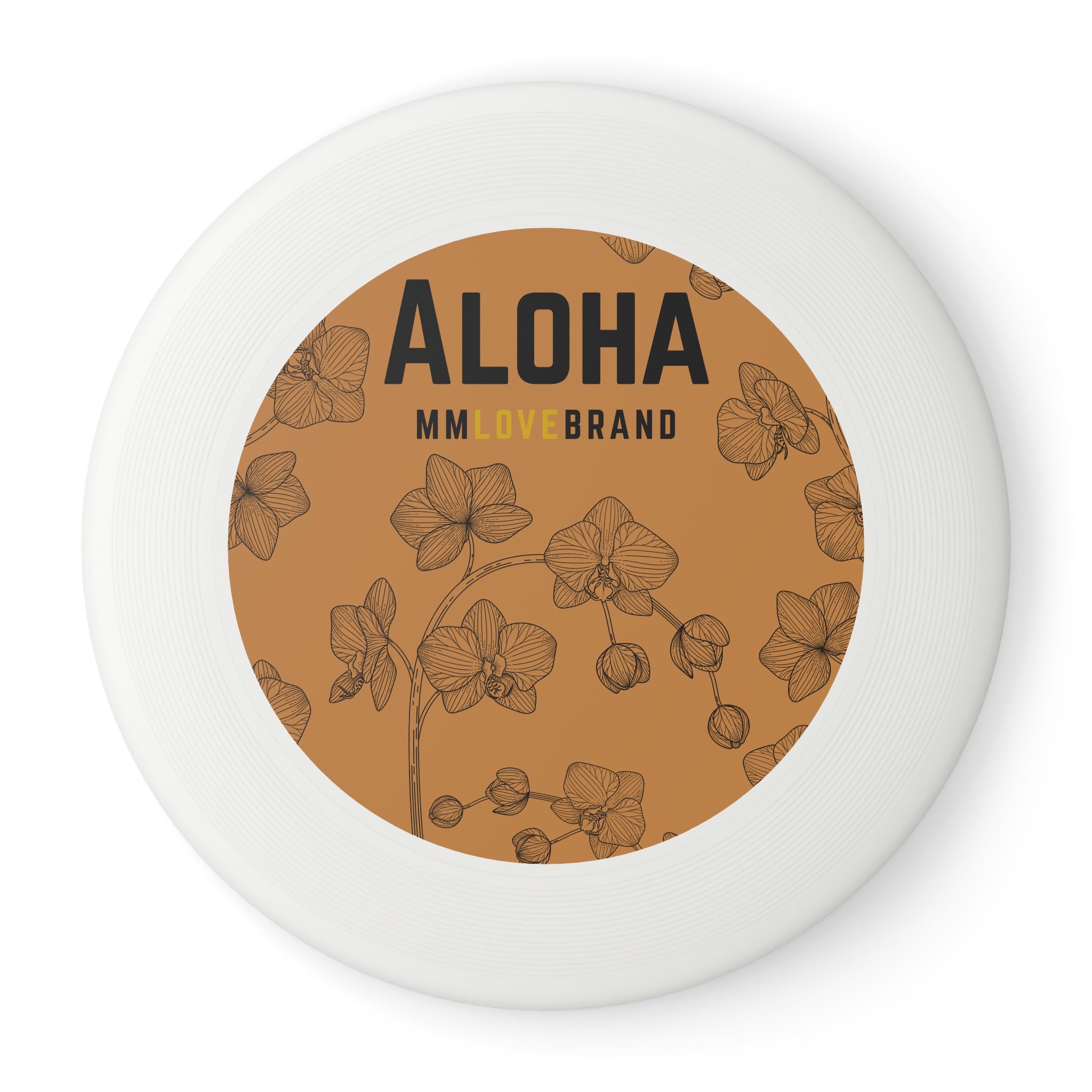 MMLoveBrand  Aloha Orchid Wham-O Frisbee | Aloha Frisbee | Orchid Lover Frisbee | MMLoveBrand