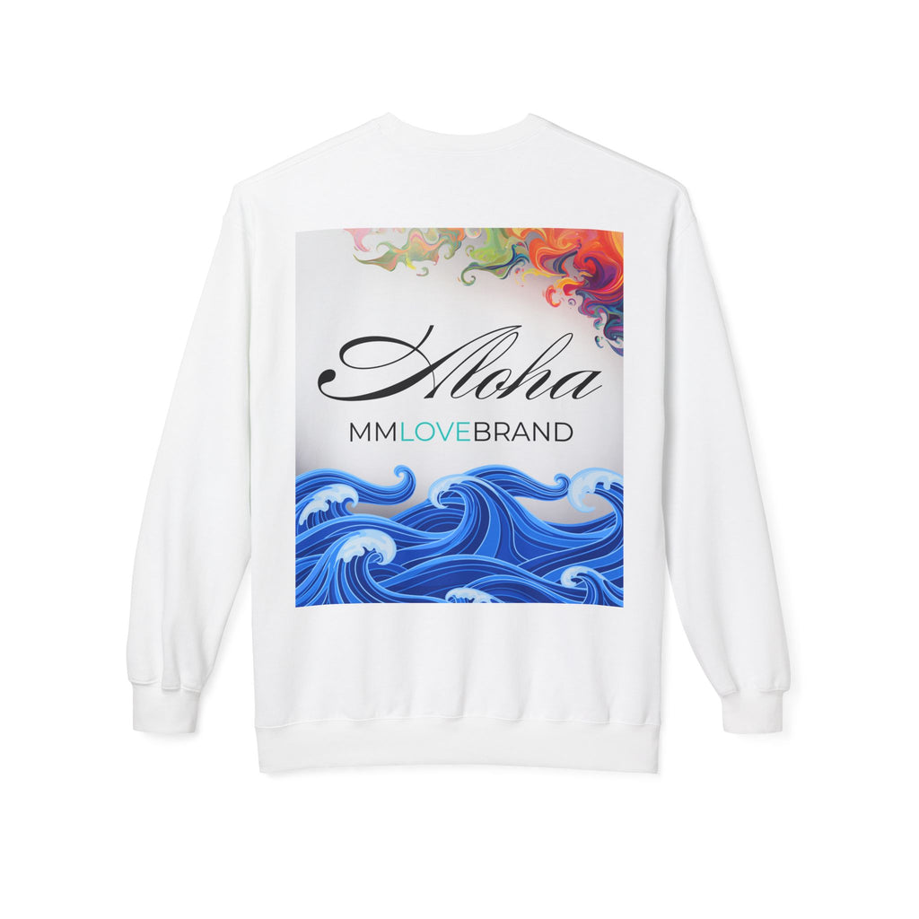 God made Aloha Soft Style Fleece Crewneck Sweatshirt | Christian Faith Apparel | Aloha Street Club Collection | MMLoveBrand