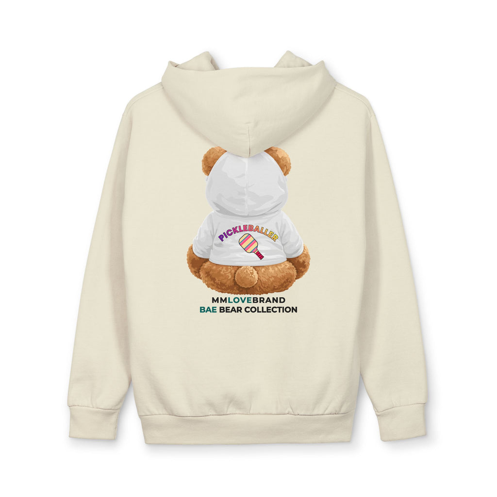 Undercover Pickleballer Bae Bear Urban Pullover Hoodie | Pickleball Swag | Bay Area Vibes & Sports Collection | Pickleballer Collection | Bae Bear Collection | MMLoveBrand