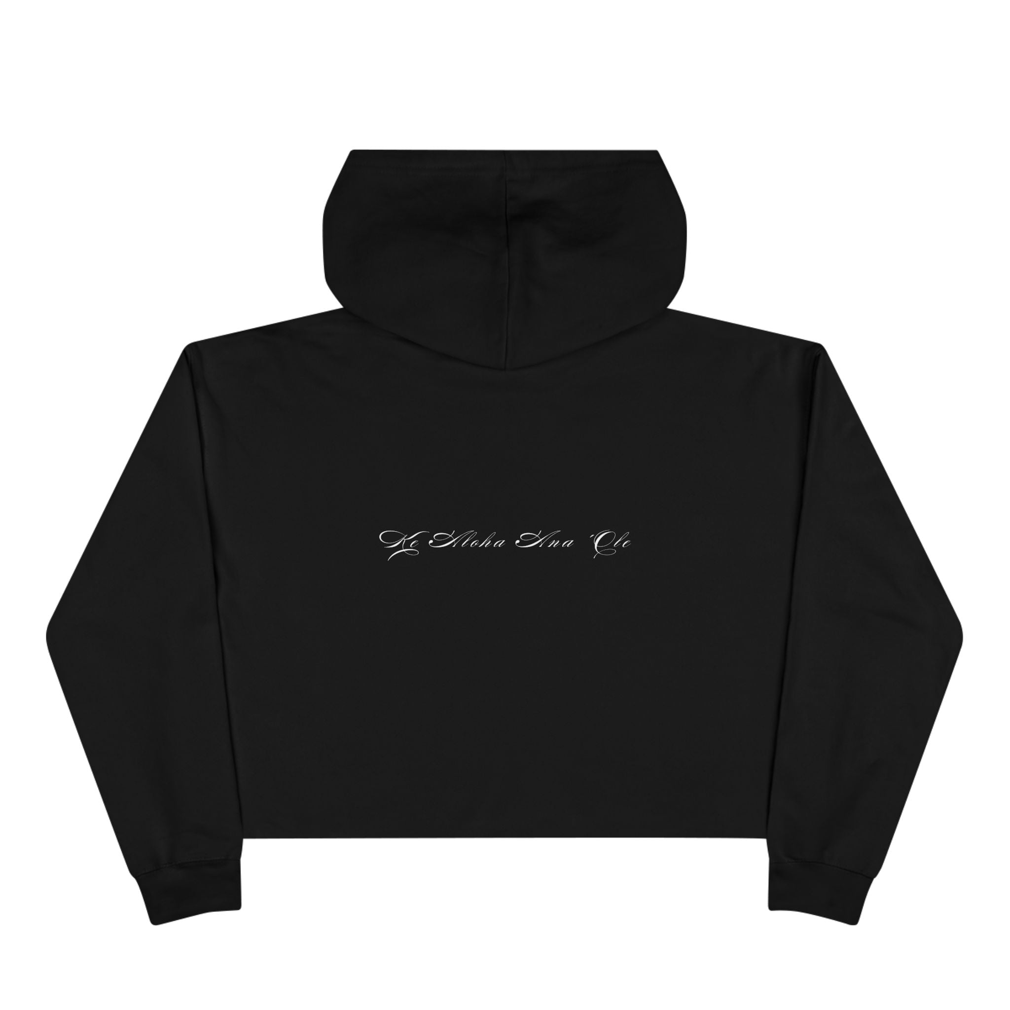 Ke Aloha Ana 'Ole Crop Top Hoodie | Aloha Streetwear | Aloha Street Club Collection | MMLoveBrand