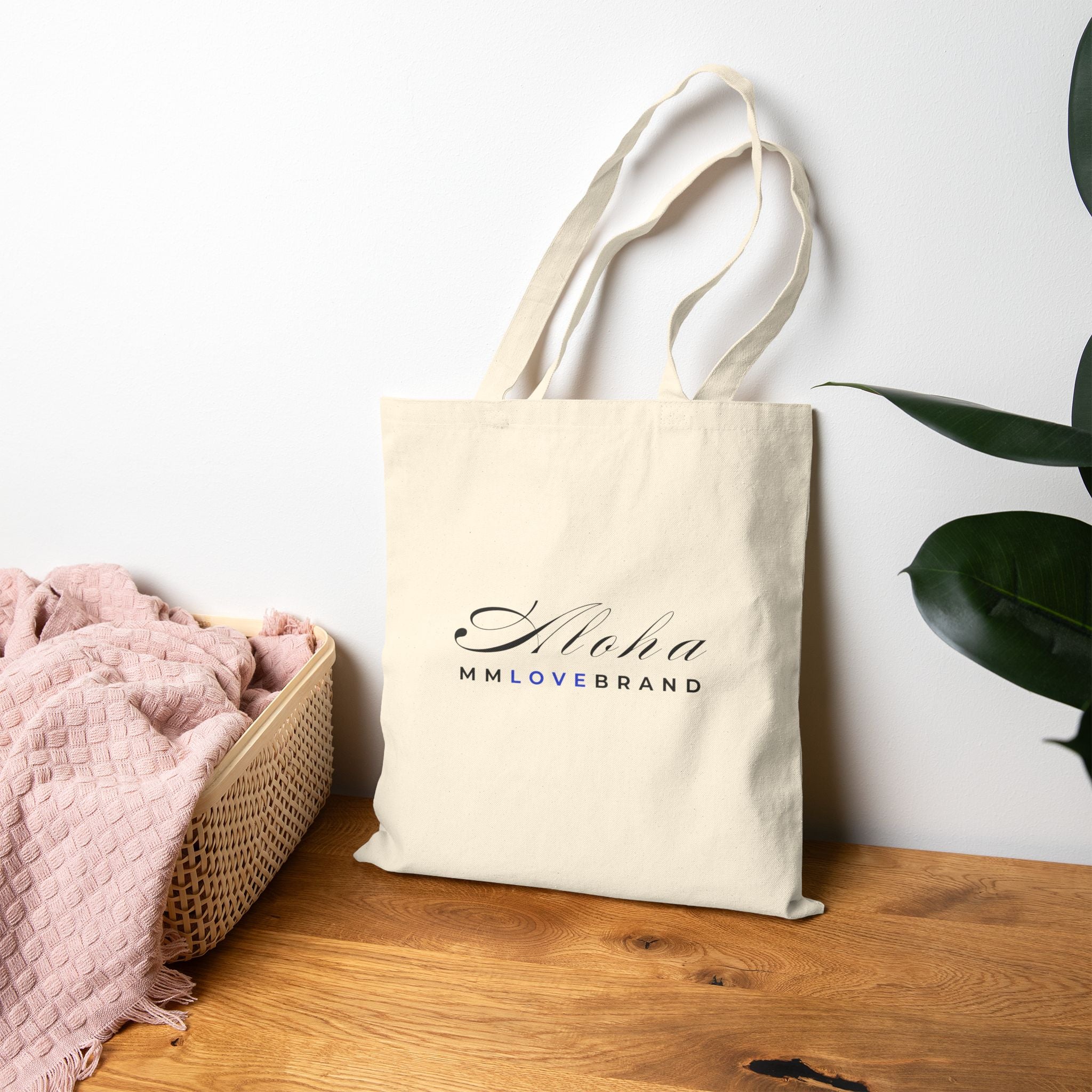 God made Aloha Cotton Canvas Tote Bag | Hawaii Tote Bag | Aloha Street Club Collection | MMLoveBrand