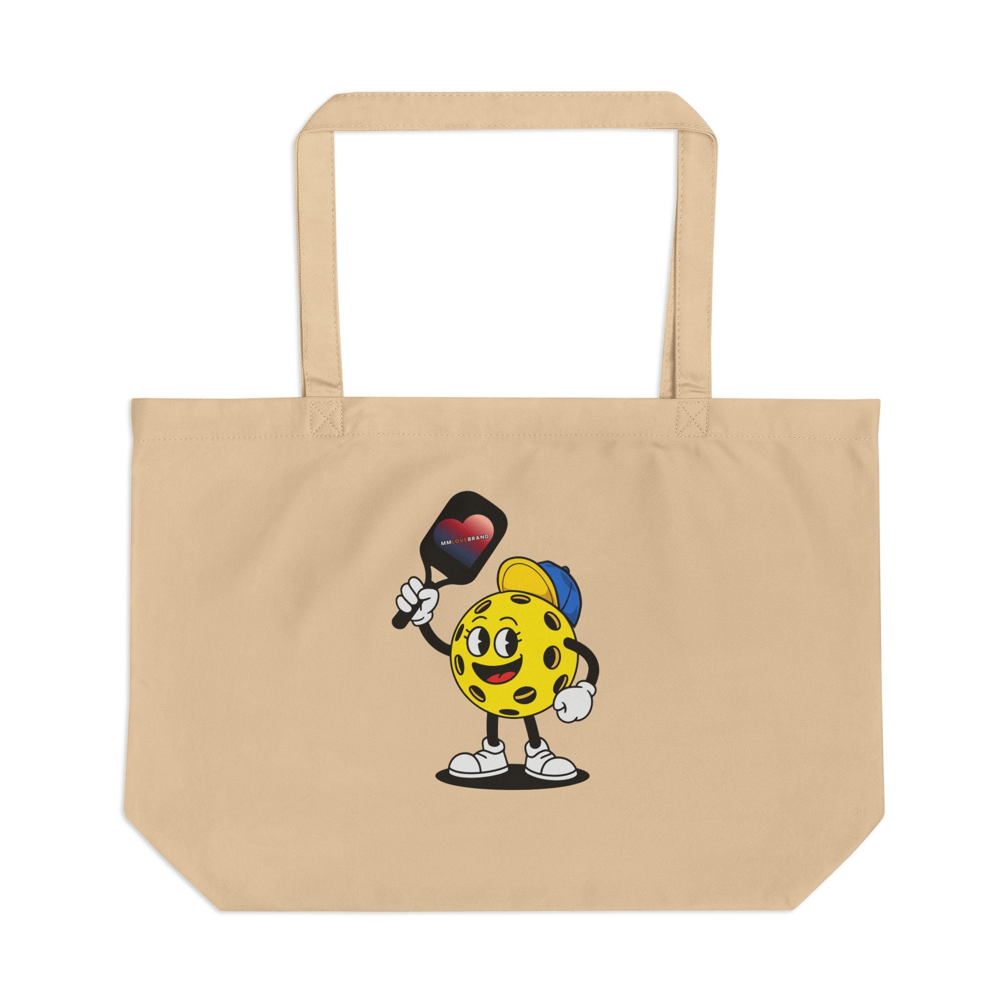 Aloha Pickleballer Large Eco Tote | Rally Rascal Tote Bag | Aloha Tote Bag | Pickleball Gift | MMLovebrand