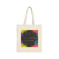 Mission in the Midnight Sky Cotton Canvas Tote Bag | Christian Faith Collection | Hustle Love Pray | Don't Give Up Collection | MMLoveBrand