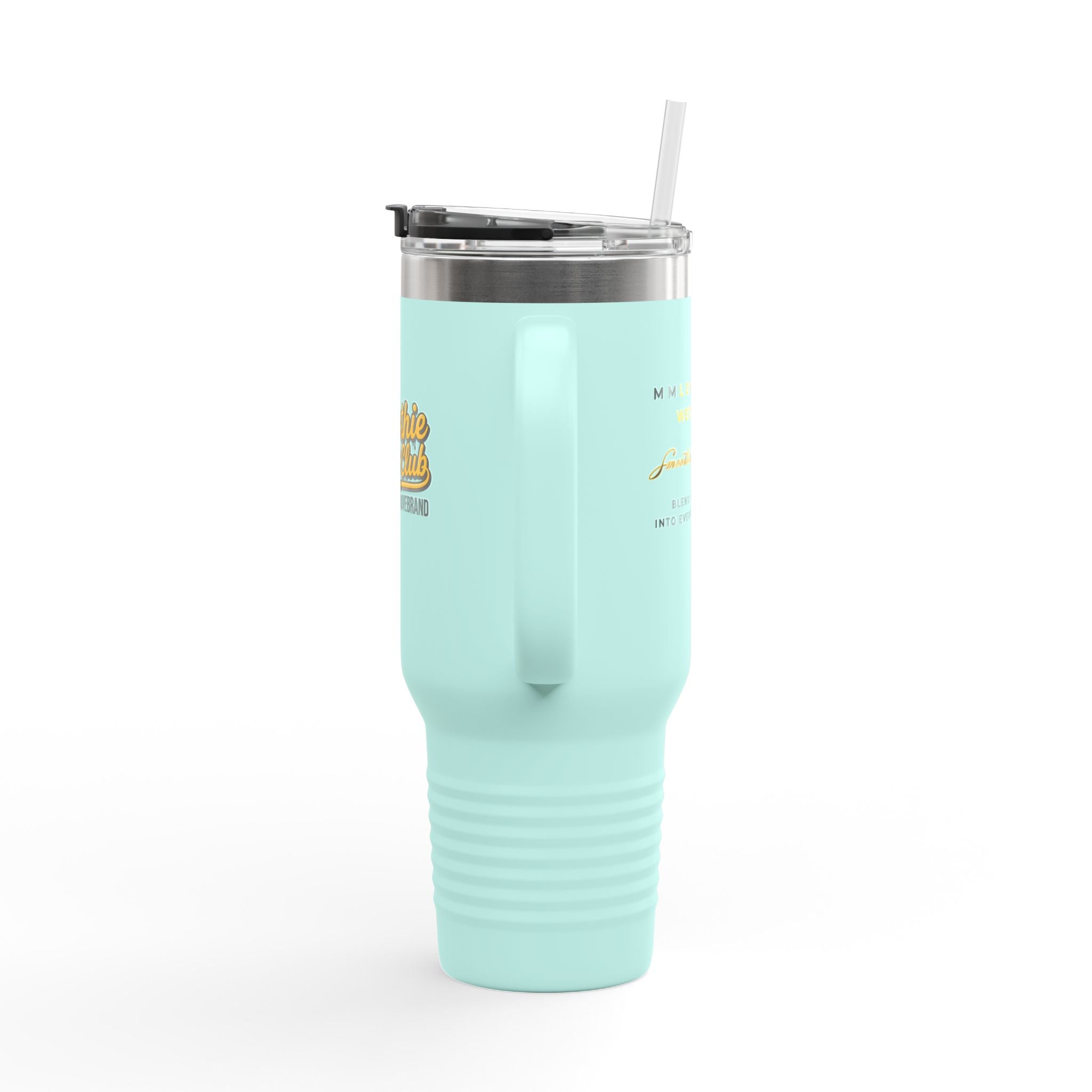 Smoothie SClub West Coast Insulated Mug | 40 oz Smoothie Mug | Smoothie Tumbler | Bay Area Filipina American Entrepreneurs | Smoothie Street Club | MMLoveBrand