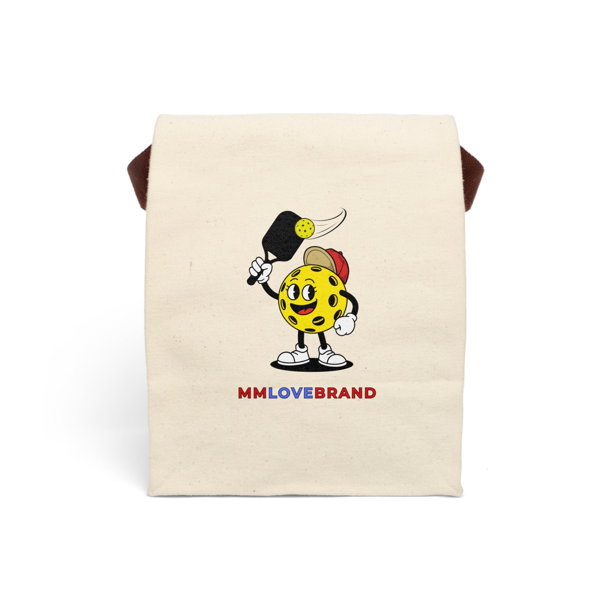 Rally Rascal Pickleballer Canvas Lunch Bag With Strap | Pickleball Swag | Lunch Bag Collection | Pickleballer Collection | Bay Area Sports Collection | MMLoveBrand