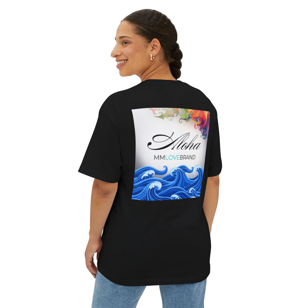 Ke Aloha Ana 'Ole Unisex Oversized Boxy Tee | God's Immeasurable Love Shirt | Christian Faith Apparel Aloha Street Club Collection | MMLoveBrand