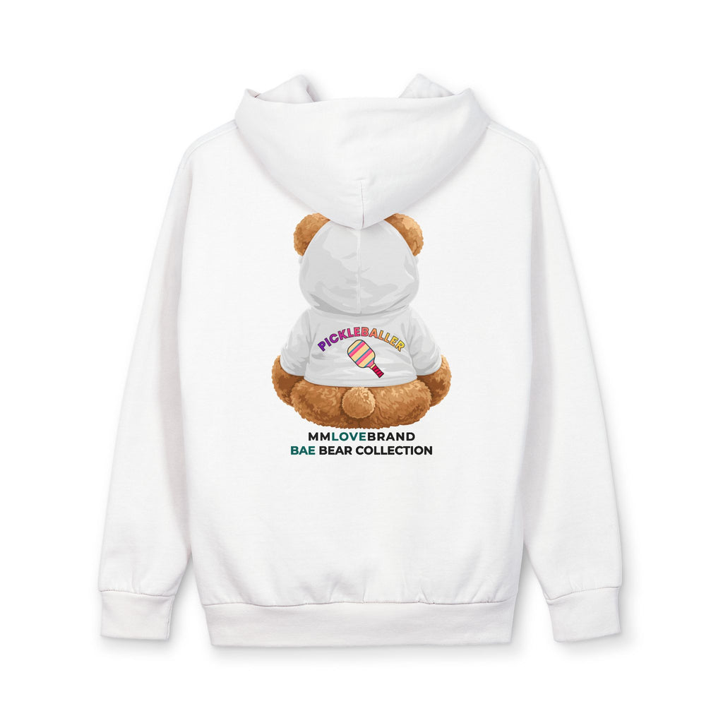 Undercover Pickleballer Bae Bear Urban Pullover Hoodie | Pickleball Swag | Bay Area Vibes & Sports Collection | Pickleballer Collection | Bae Bear Collection | MMLoveBrand