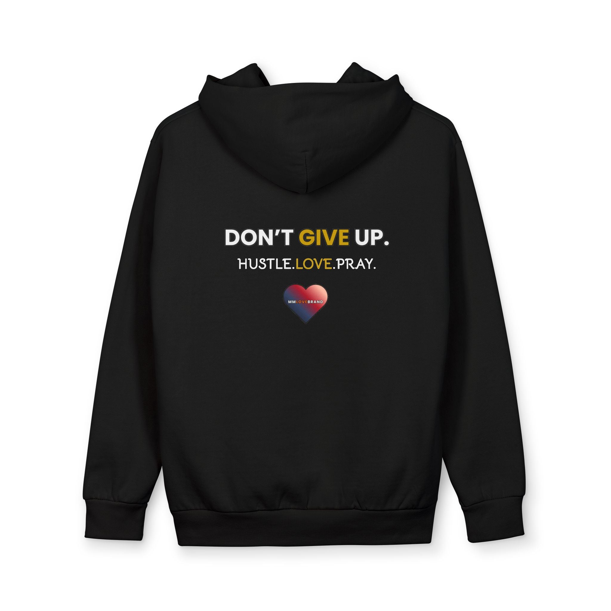 Don't Give Up Urban Pullover Hoodie | Christian Faith Apparel | Hustle Love Pray | Prayer Hoodie | Don't Give Up Collection | MMLoveBrand