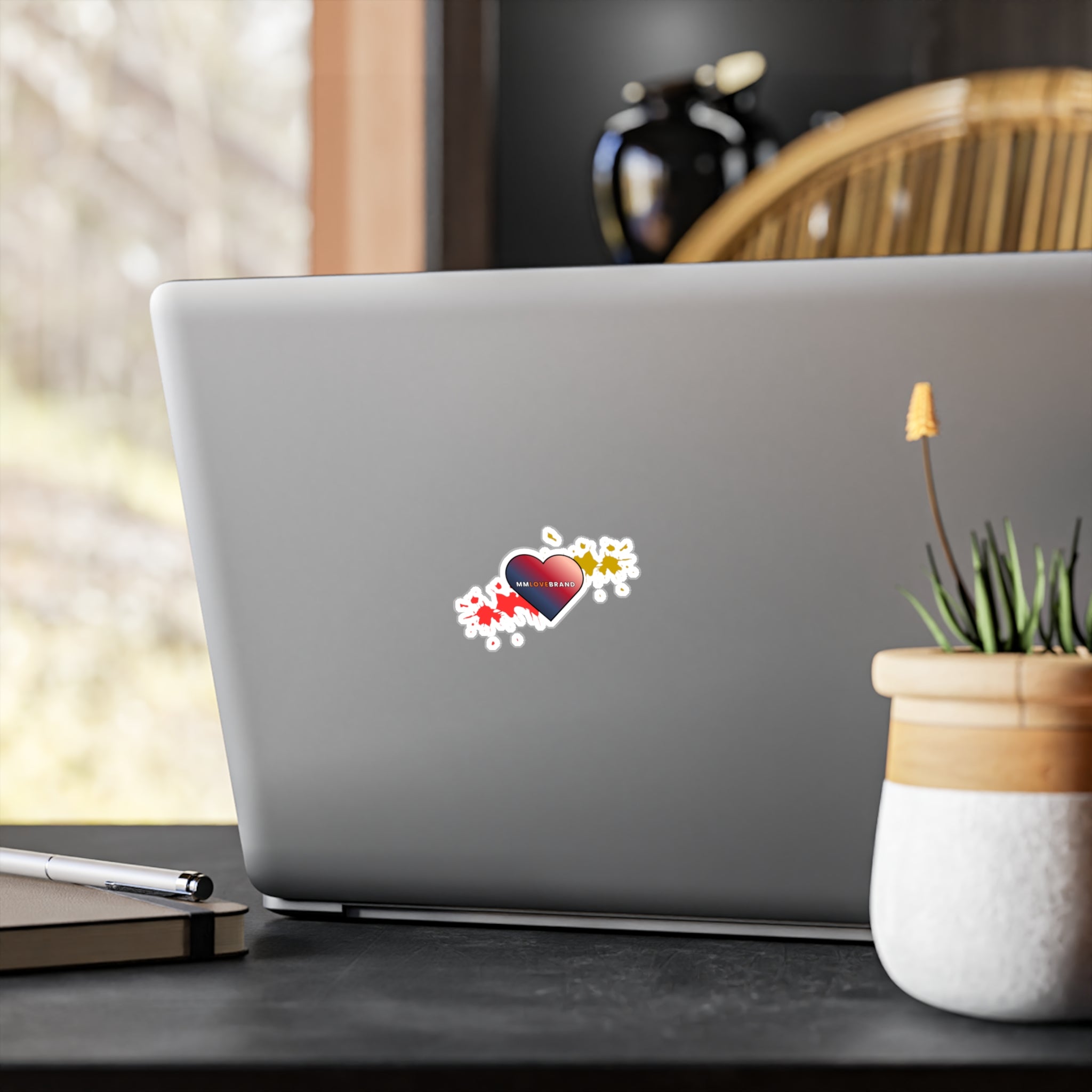 MMLoveBrand Logo Vinyl Decal | Bay Area Heart Sticker | MMLoveBrand