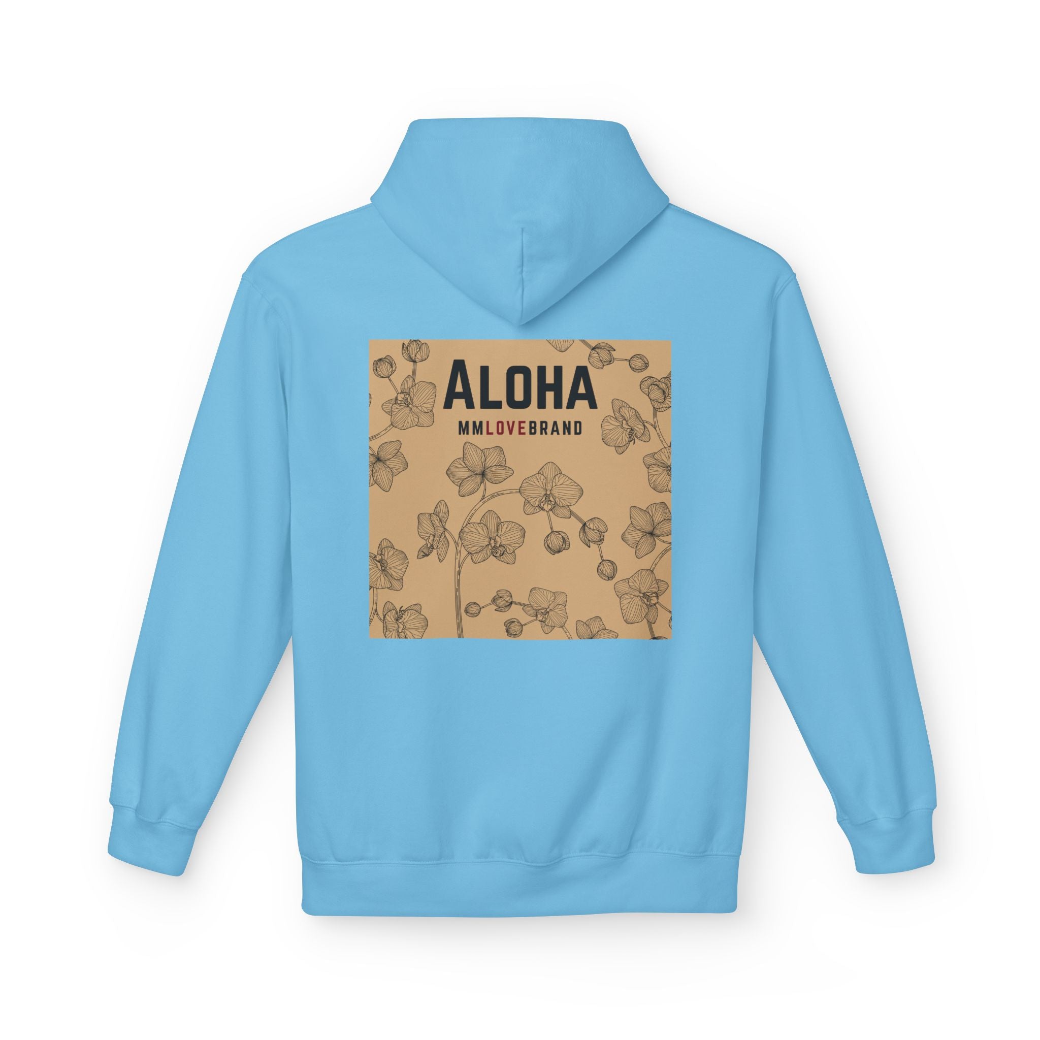 Aloha Bloom Boldly Soft Style Fleece Hoodie | Orchid Lover | Aloha Street Club Collection | MMLoveBrand