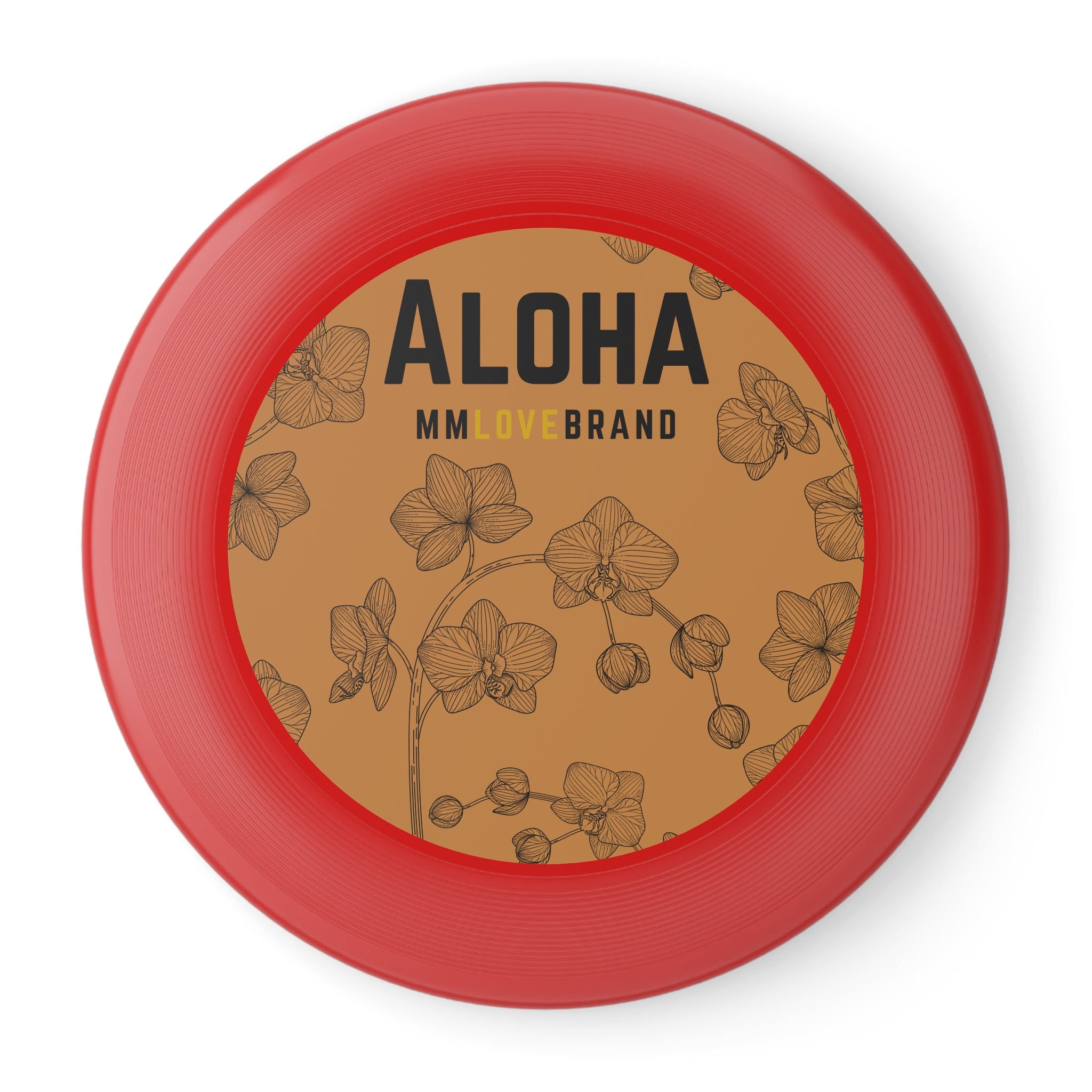 MMLoveBrand  Aloha Orchid Wham-O Frisbee | Aloha Frisbee | Orchid Lover Frisbee | MMLoveBrand