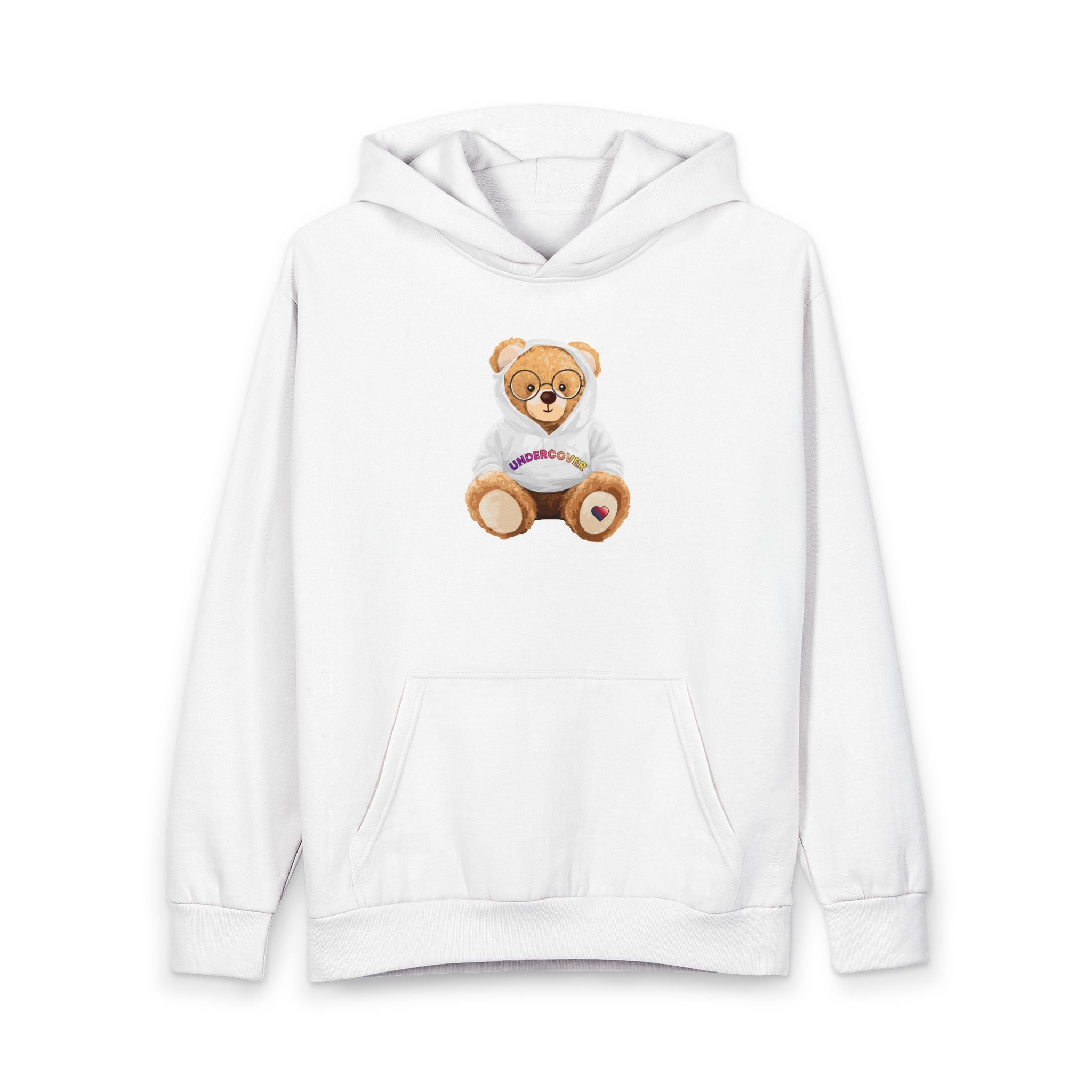 Undercover Pickleballer Bae Bear Urban Pullover Hoodie | Pickleball Swag | Bay Area Vibes & Sports Collection | Pickleballer Collection | Bae Bear Collection | MMLoveBrand