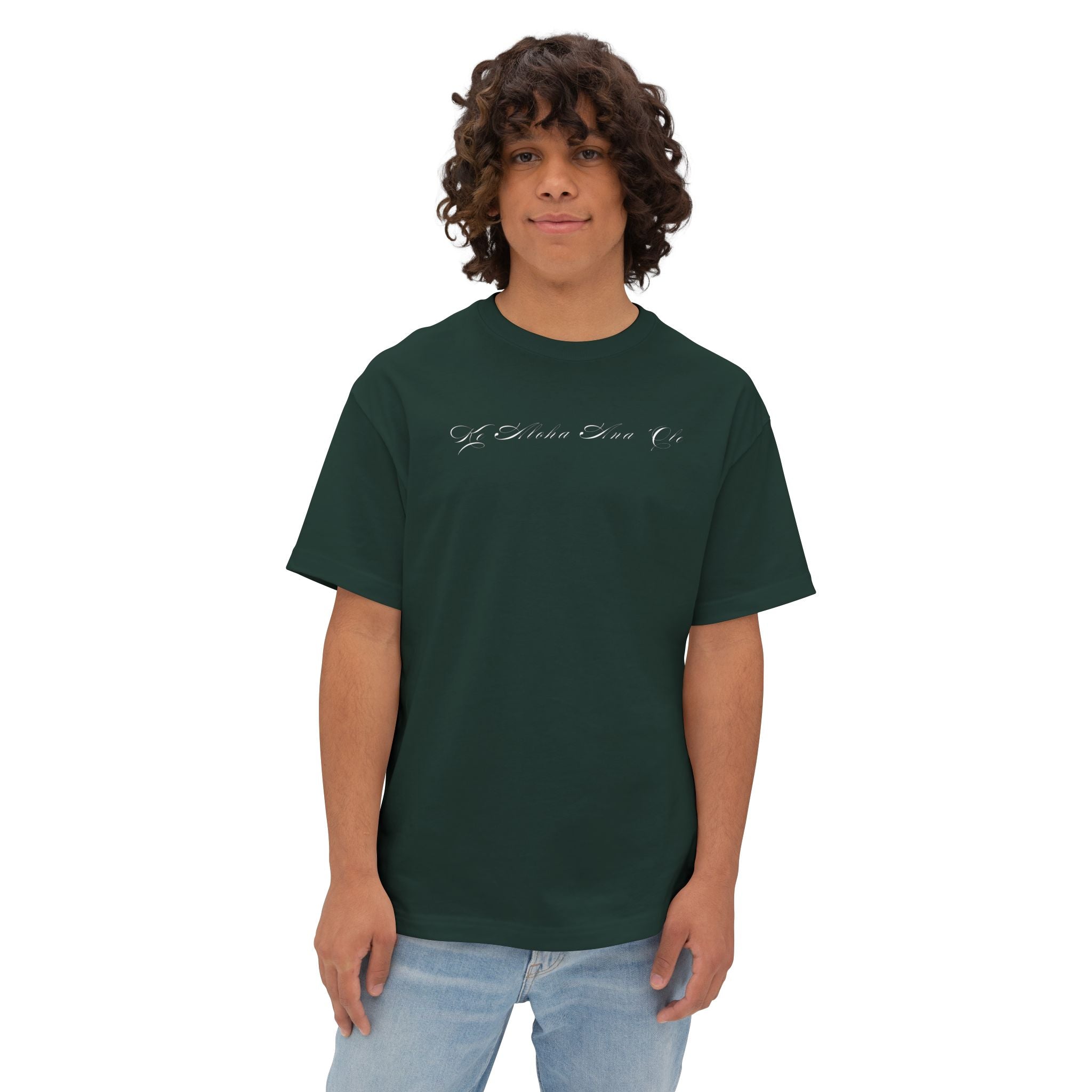 Ke Aloha Ana 'Ole Unisex Oversized Boxy Tee | God's Immeasurable Love Shirt | Christian Faith Apparel Aloha Street Club Collection | MMLoveBrand