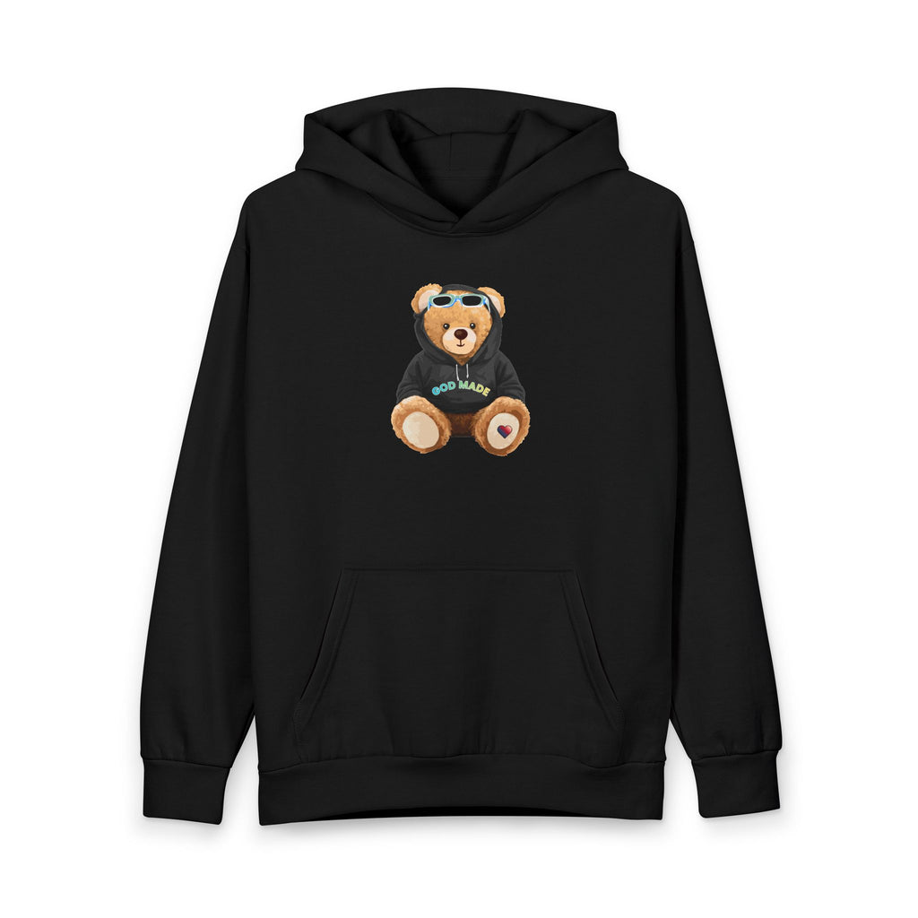 God made Aloha Bae Bear Urban Pullover Hoodie | Christian Faith Apparel | Aloha Streetwear | Aloha Street Club Collection | Bae Bear Collection | MMLoveBrand