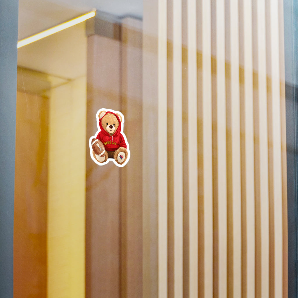 Game Day Bae Bear Vinyl Decal | Football Sticker | Bay Area Vibes & Sports Collection | Bae Bear Collection | MMLoveBrand