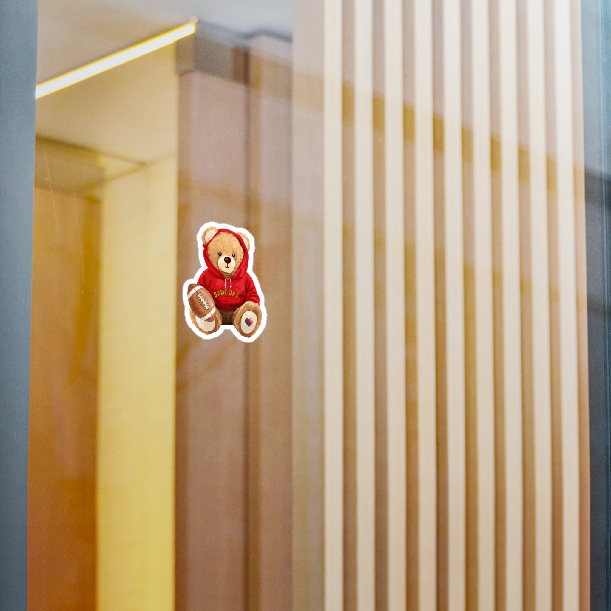 Game Day Bae Bear Vinyl Decal | Football Sticker | Bay Area Vibes & Sports Collection | Bae Bear Collection | MMLoveBrand