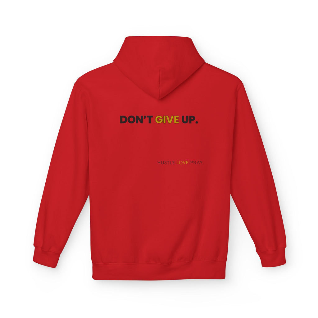 Don't Give Up Soft Style Hoodie | Christian Faith Apparel | Hustle. Love. Pray. | Prayer Hoodie | Don't Give Up Collection | MMLoveBrand