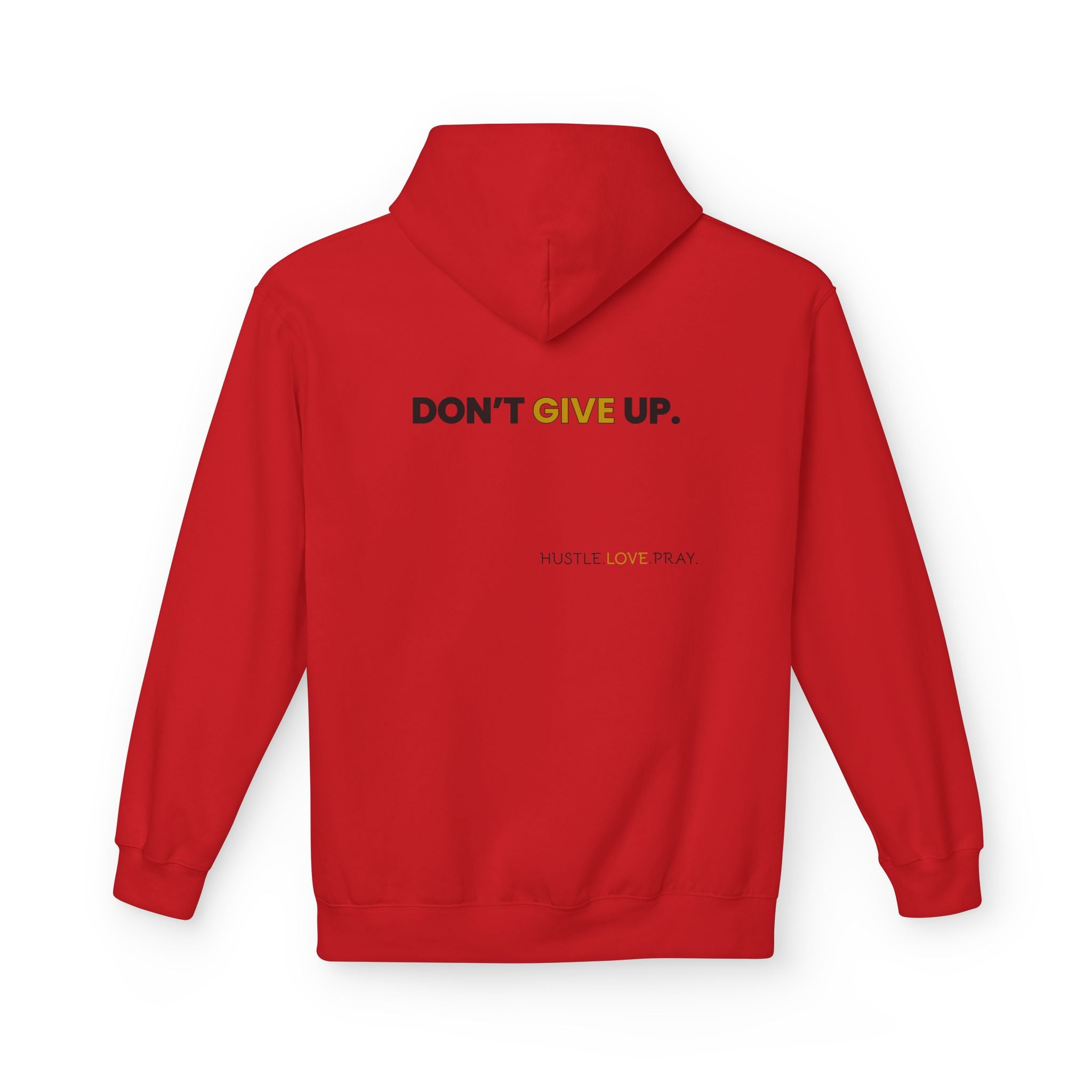 Don't Give Up Soft Style Hoodie | Christian Faith Apparel | Hustle. Love. Pray. | Prayer Hoodie | Don't Give Up Collection | MMLoveBrand