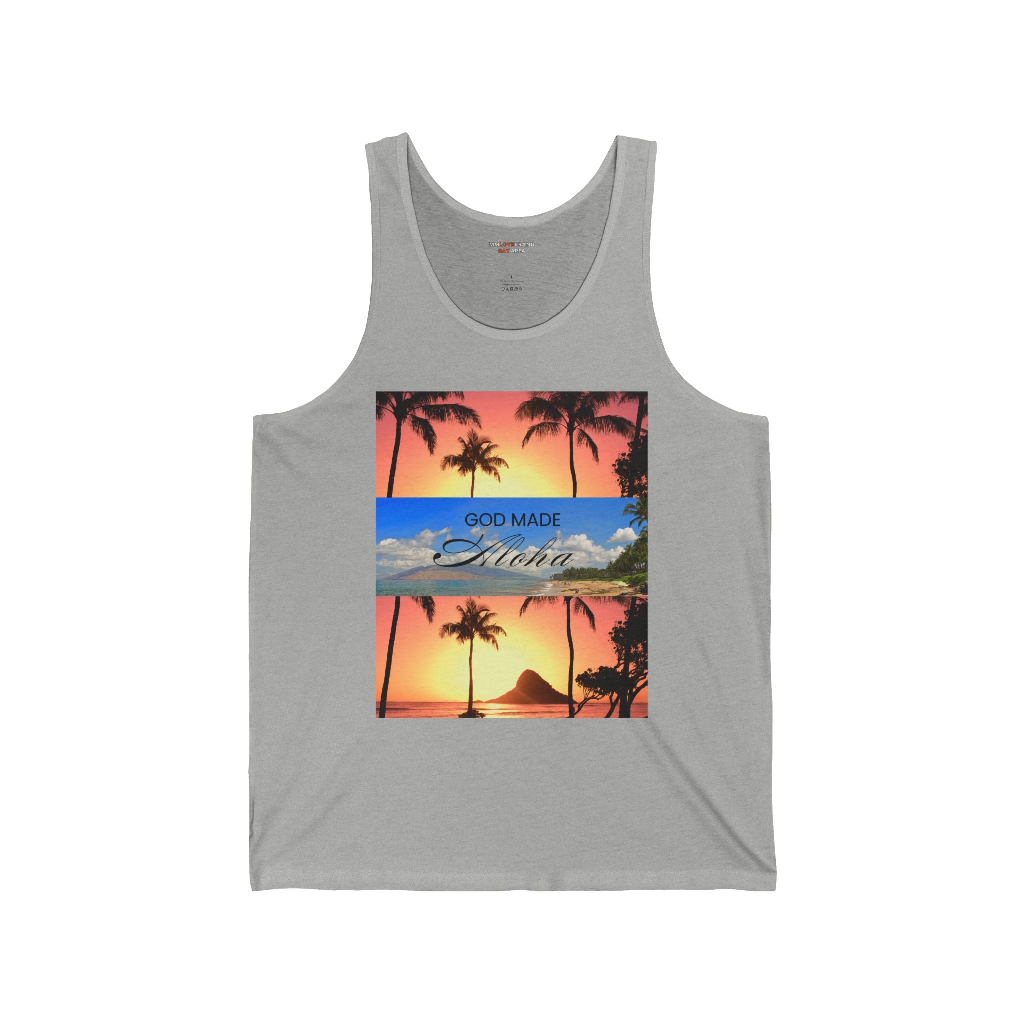 God made Aloha Unisex Jersey Tank | Christian Faith Apparel | Aloha Street Club Collection | MMLoveBrand