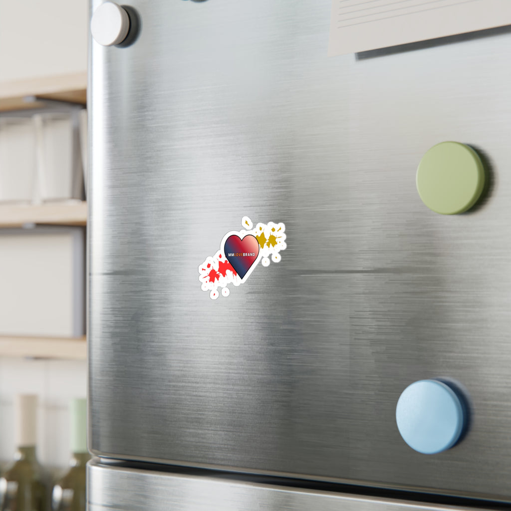 MMLoveBrand Logo Vinyl Decal | Bay Area Heart Sticker | MMLoveBrand