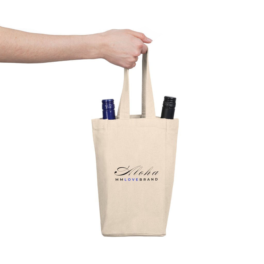Double Wine Tote Bag | Wine Lover Gift | Aloha Wine Tote Bag | Bag Collection | MMLoveBrand