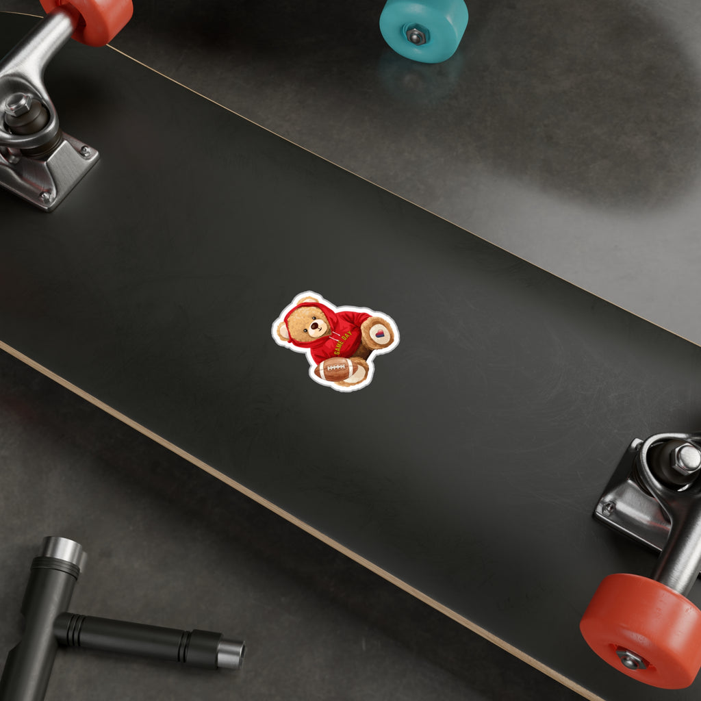Game Day Bae Bear Vinyl Decal | Football Sticker | Bay Area Vibes & Sports Collection | Bae Bear Collection | MMLoveBrand