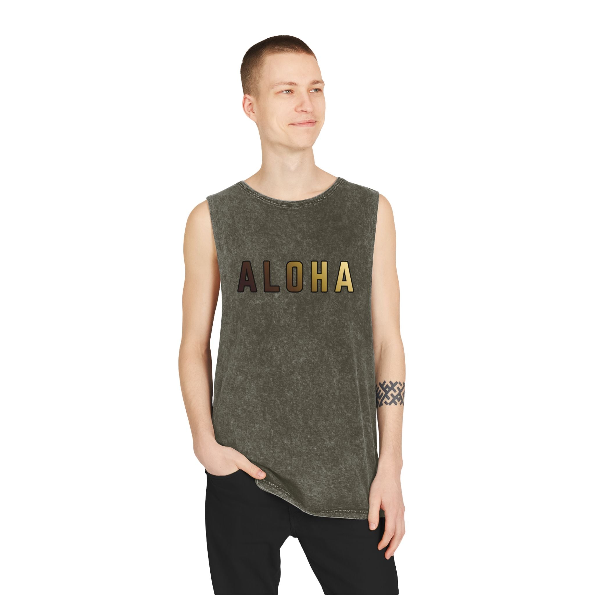 Aloha Bae Tank Top | Aloha Tank Top | Aloha Street Club Collection | MMLoveBrand