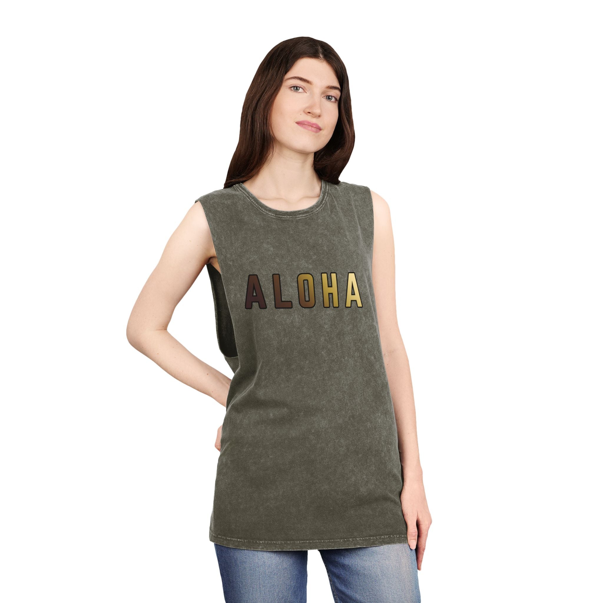 Aloha Bae Tank Top | Aloha Tank Top | Aloha Street Club Collection | MMLoveBrand