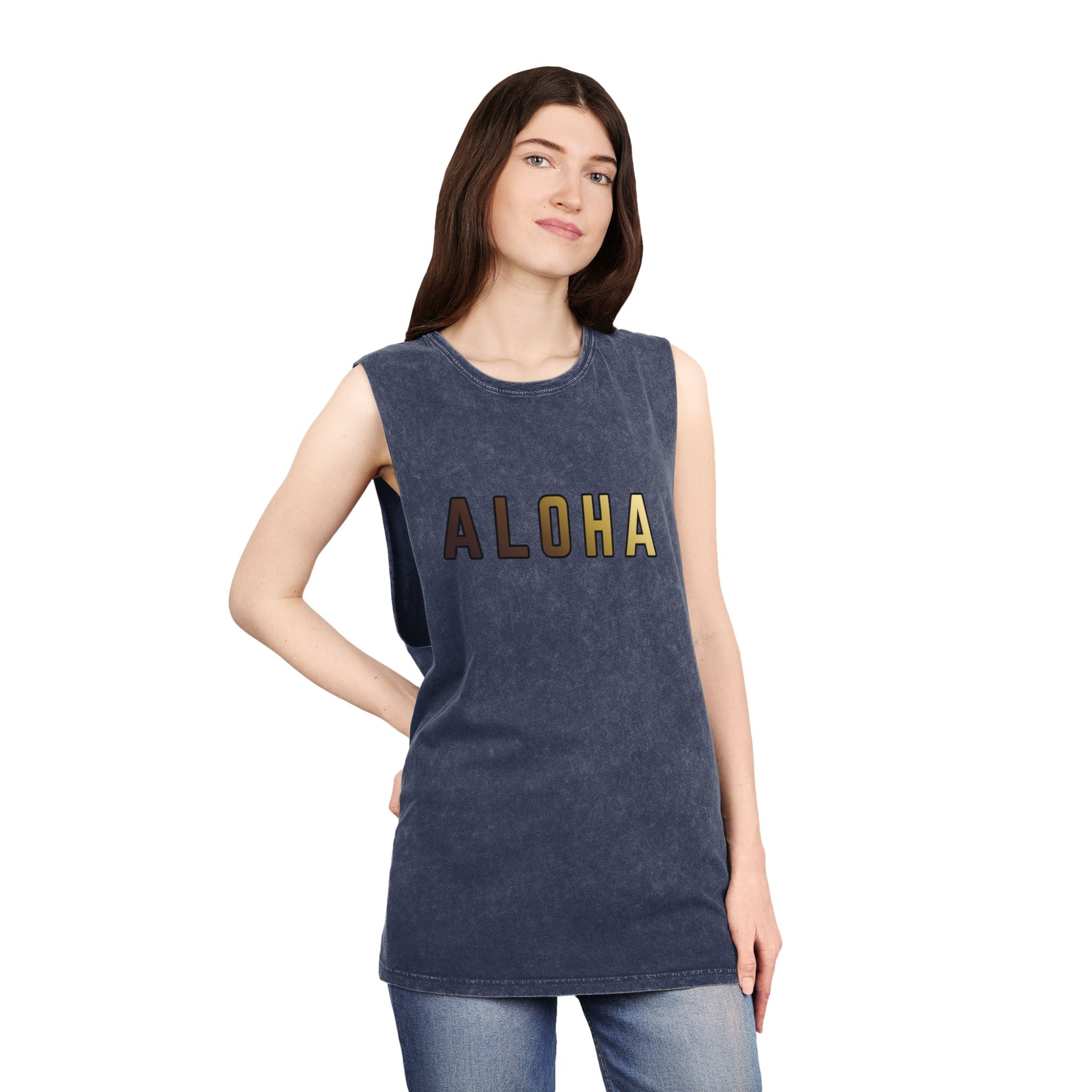 Aloha Bae Tank Top | Aloha Tank Top | Aloha Street Club Collection | MMLoveBrand