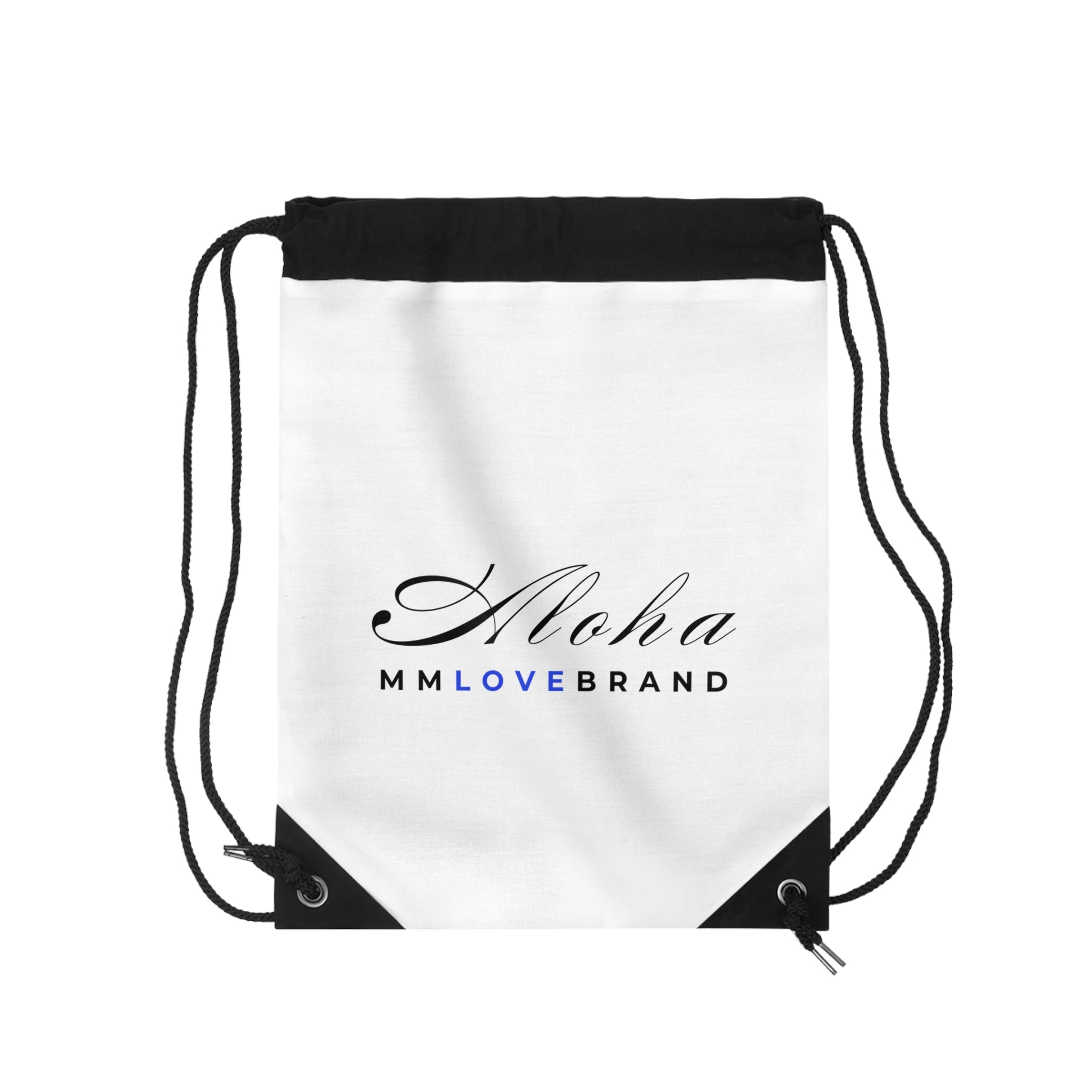 Aloha and Waves Drawstring Bag | Christian Faith Apparel | Aloha Prayer Bag | Hustle Love Pray | Aloha Street Club Collection | MMLoveBrand