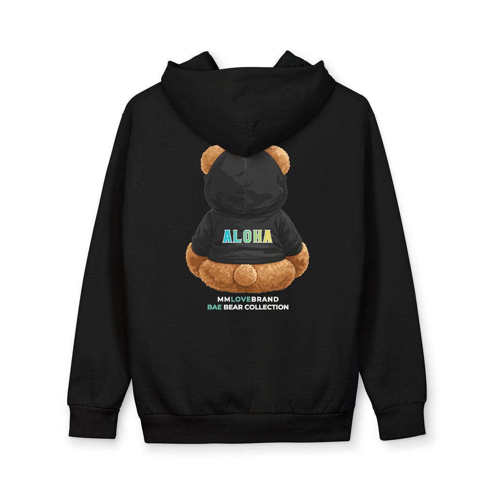 God made Aloha Bae Bear Urban Pullover Hoodie | Christian Faith Apparel | Aloha Streetwear | Aloha Street Club Collection | Bae Bear Collection | MMLoveBrand