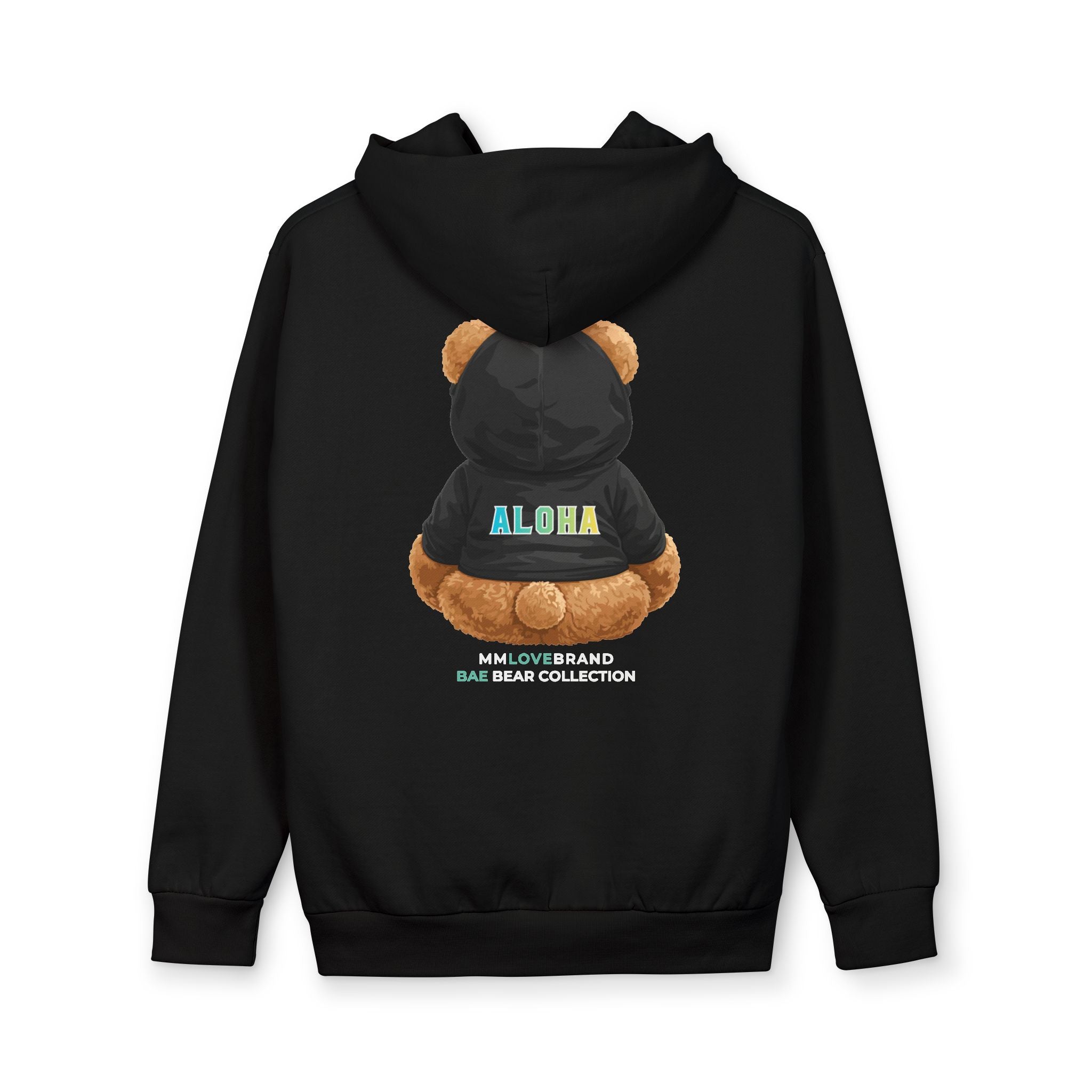 God made Aloha Bae Bear Urban Pullover Hoodie | Christian Faith Apparel | Aloha Streetwear | Aloha Street Club Collection | Bae Bear Collection | MMLoveBrand