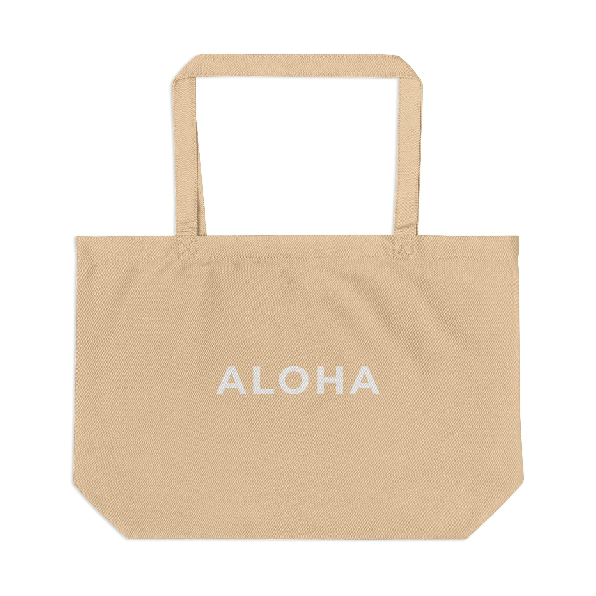 Aloha Orchid Large Eco Tote | Orchid Tote Bag | Aloha Street Club Collection | MMLoveBrand