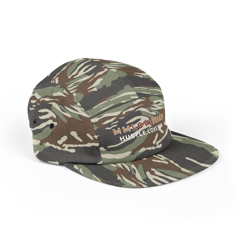 Hustle Love Pray 5 Panel Cap (Embroidery)| Bay Area Vibes & Sports Collection | Don't Give Up Collection | MMLoveBrand