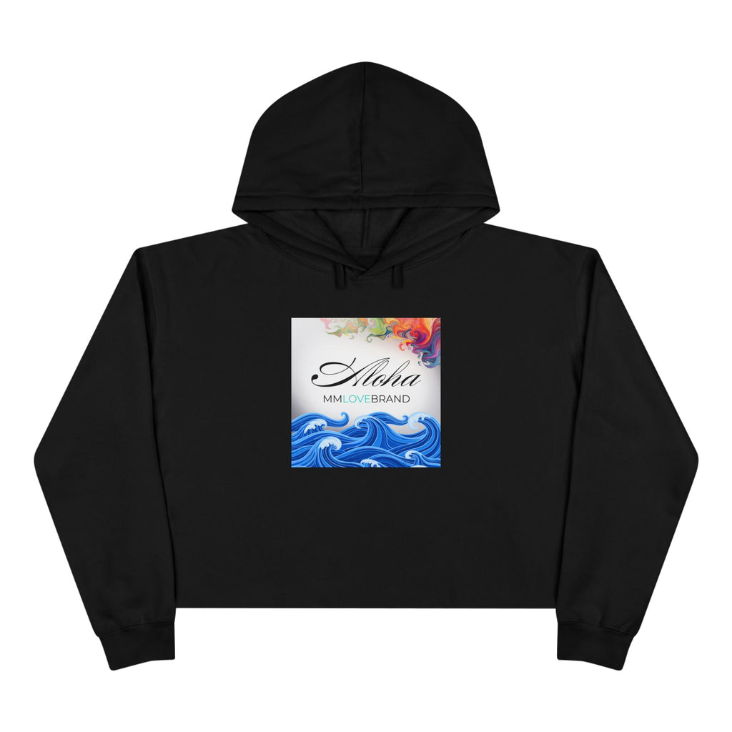 Ke Aloha Ana 'Ole Crop Top Hoodie | Aloha Streetwear | Aloha Street Club Collection | MMLoveBrand