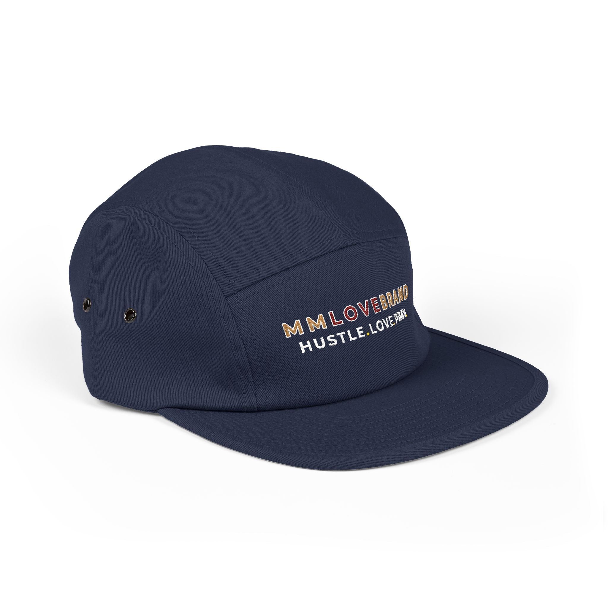 Hustle Love Pray 5 Panel Cap (Embroidery)| Bay Area Vibes & Sports Collection | Don't Give Up Collection | MMLoveBrand