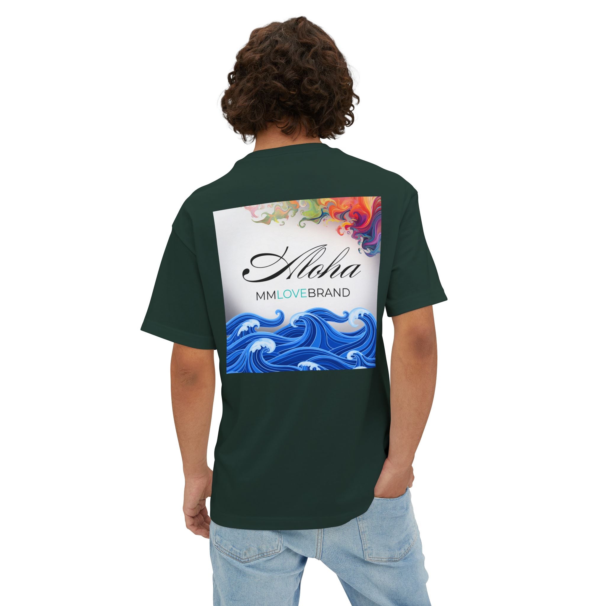 Ke Aloha Ana 'Ole Unisex Oversized Boxy Tee | God's Immeasurable Love Shirt | Christian Faith Apparel Aloha Street Club Collection | MMLoveBrand