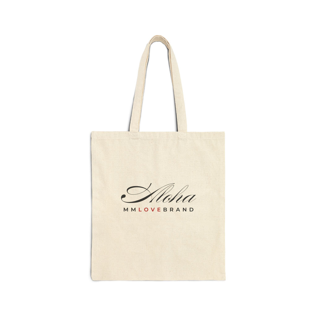 Signature Aloha Logo Cotton Canvas Tote Bag | Aloha Street Club Collection | MMLovebrand