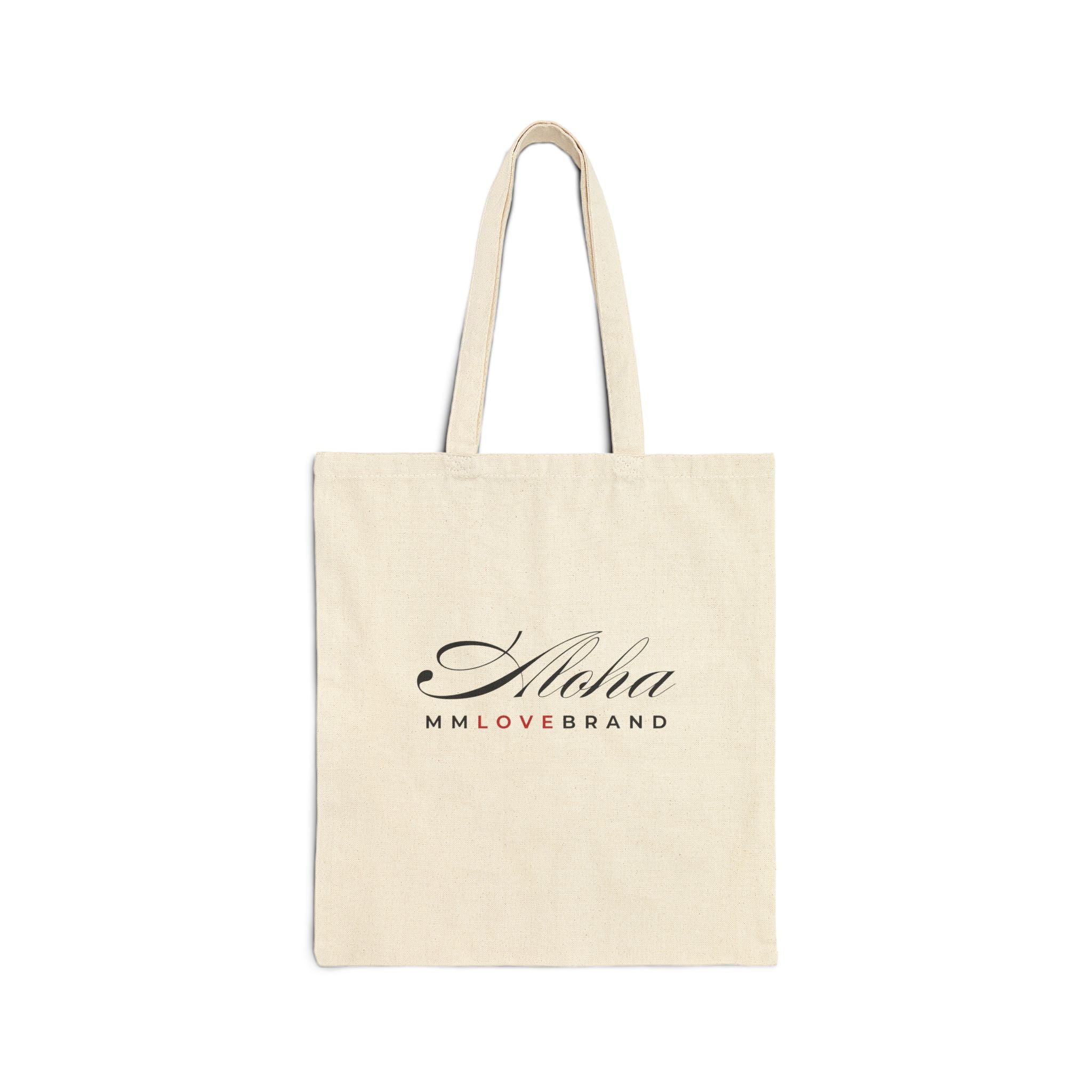 Signature Aloha Logo Cotton Canvas Tote Bag | Aloha Street Club Collection | MMLovebrand