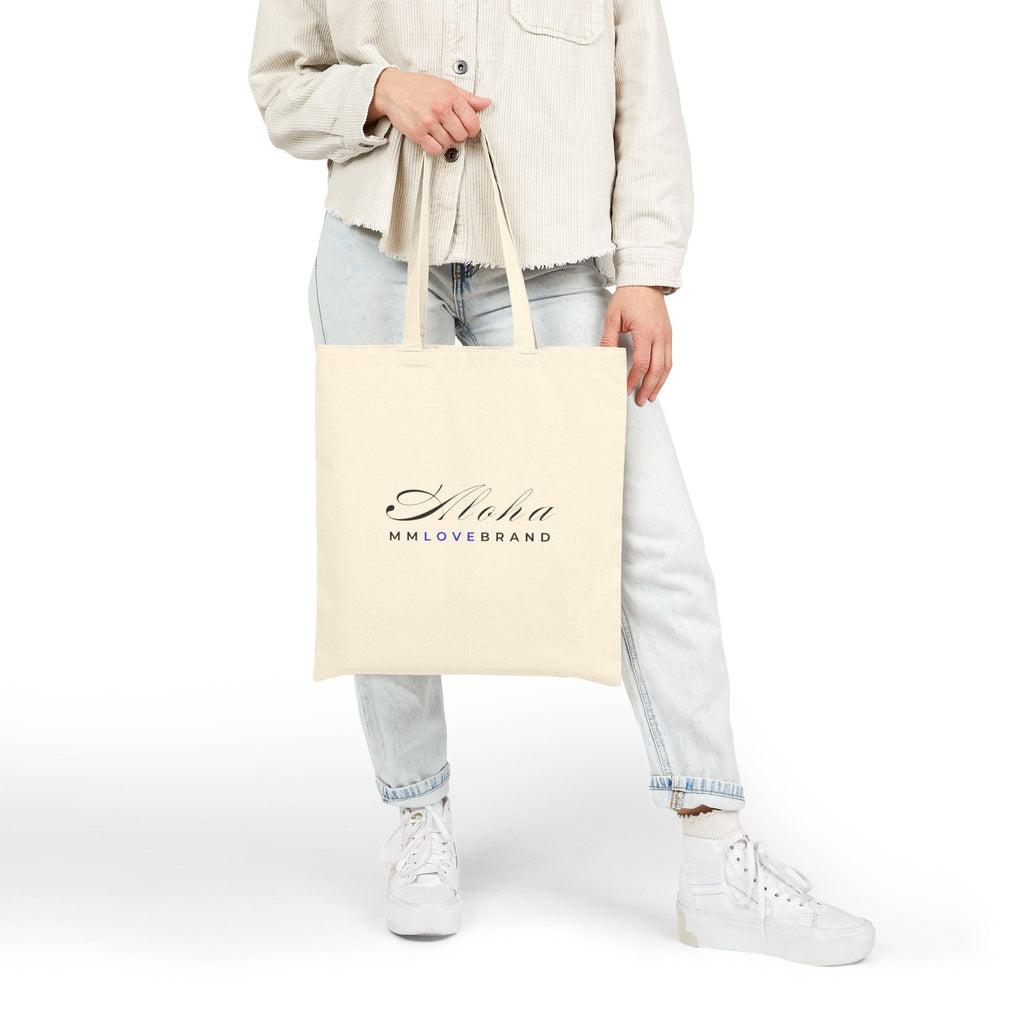 God made Aloha Cotton Canvas Tote Bag | Hawaii Tote Bag | Aloha Street Club Collection | MMLoveBrand