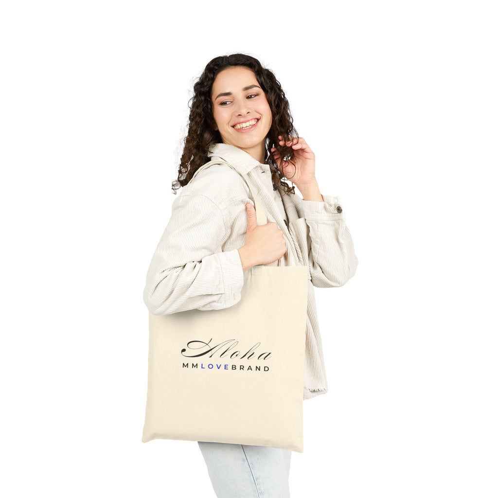 God made Aloha Cotton Canvas Tote Bag | Hawaii Tote Bag | Aloha Street Club Collection | MMLoveBrand