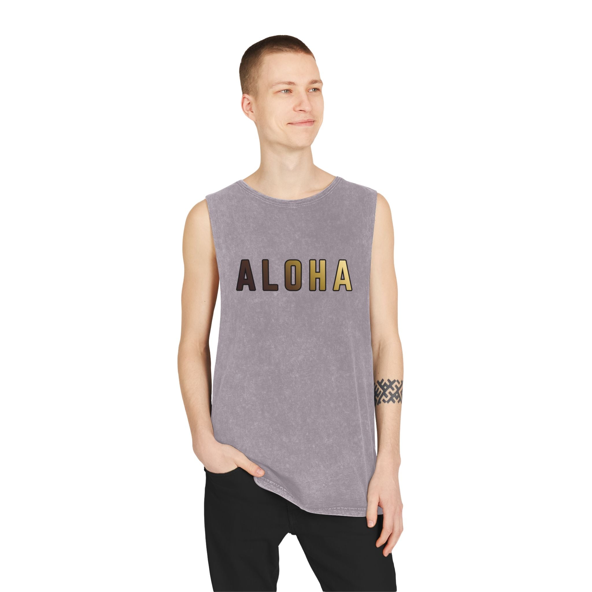 Aloha Bae Tank Top | Aloha Tank Top | Aloha Street Club Collection | MMLoveBrand