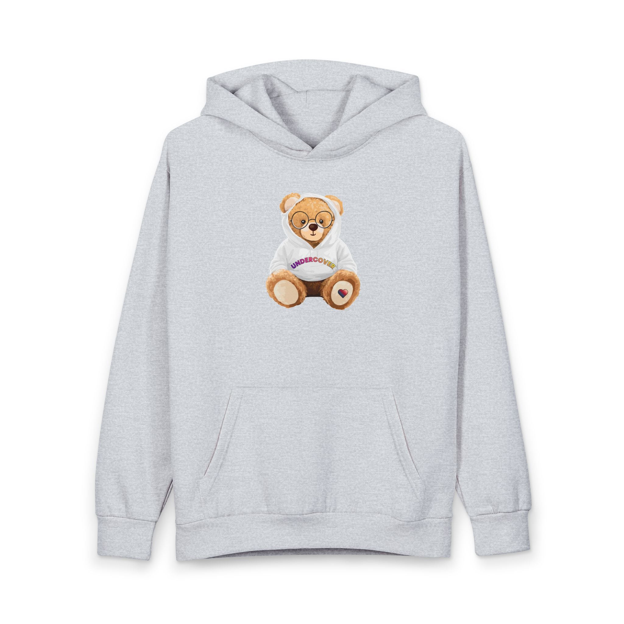 Undercover Pickleballer Bae Bear Urban Pullover Hoodie | Pickleball Swag | Bay Area Vibes & Sports Collection | Pickleballer Collection | Bae Bear Collection | MMLoveBrand