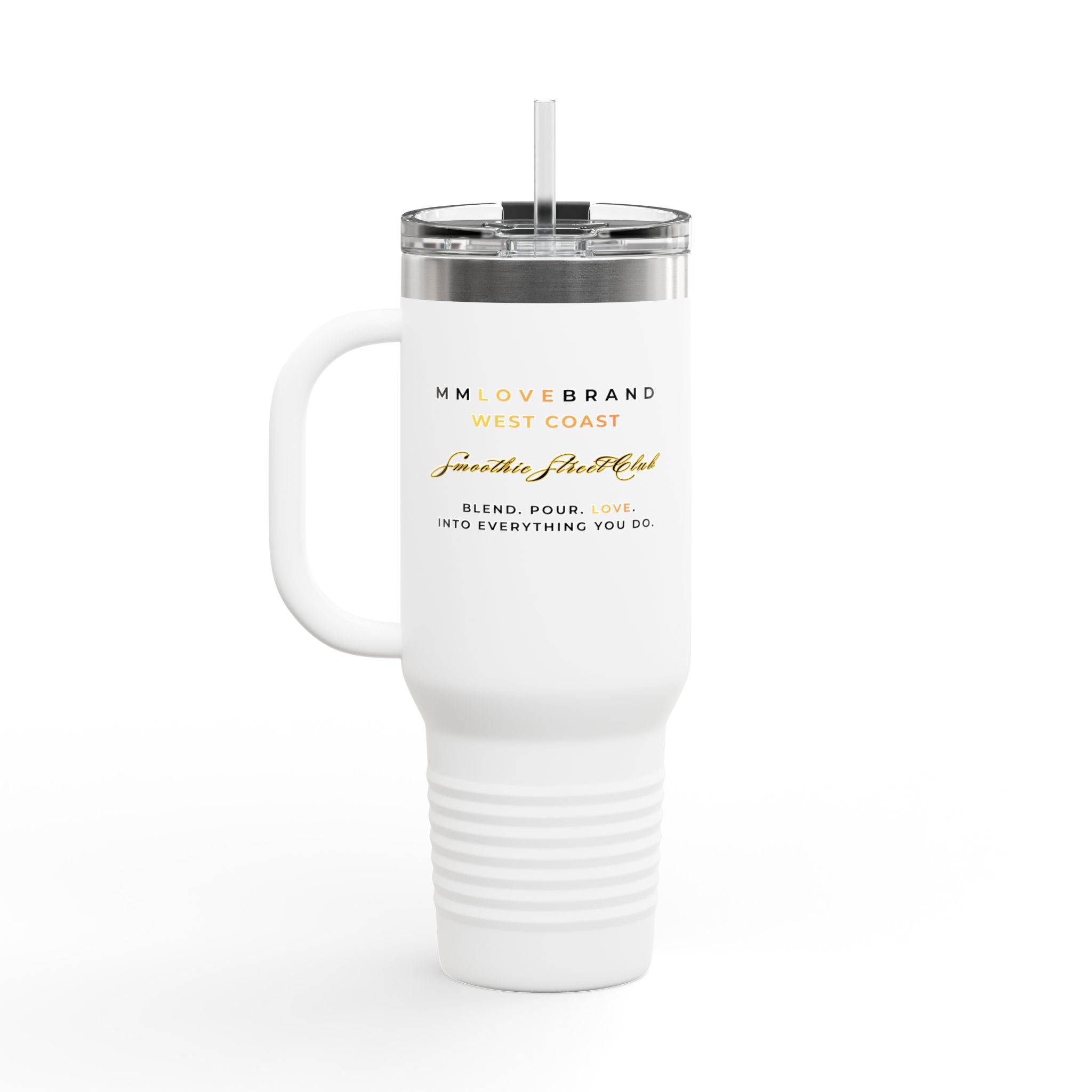Smoothie SClub West Coast Insulated Mug | 40 oz Smoothie Mug | Smoothie Tumbler | Bay Area Filipina American Entrepreneurs | Smoothie Street Club | MMLoveBrand
