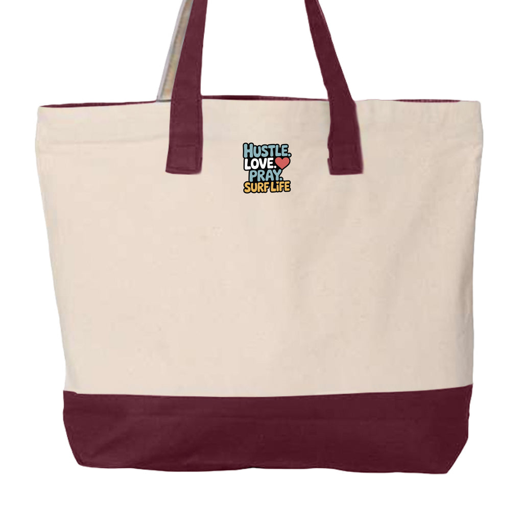 Natural/ Maroon - BACK
