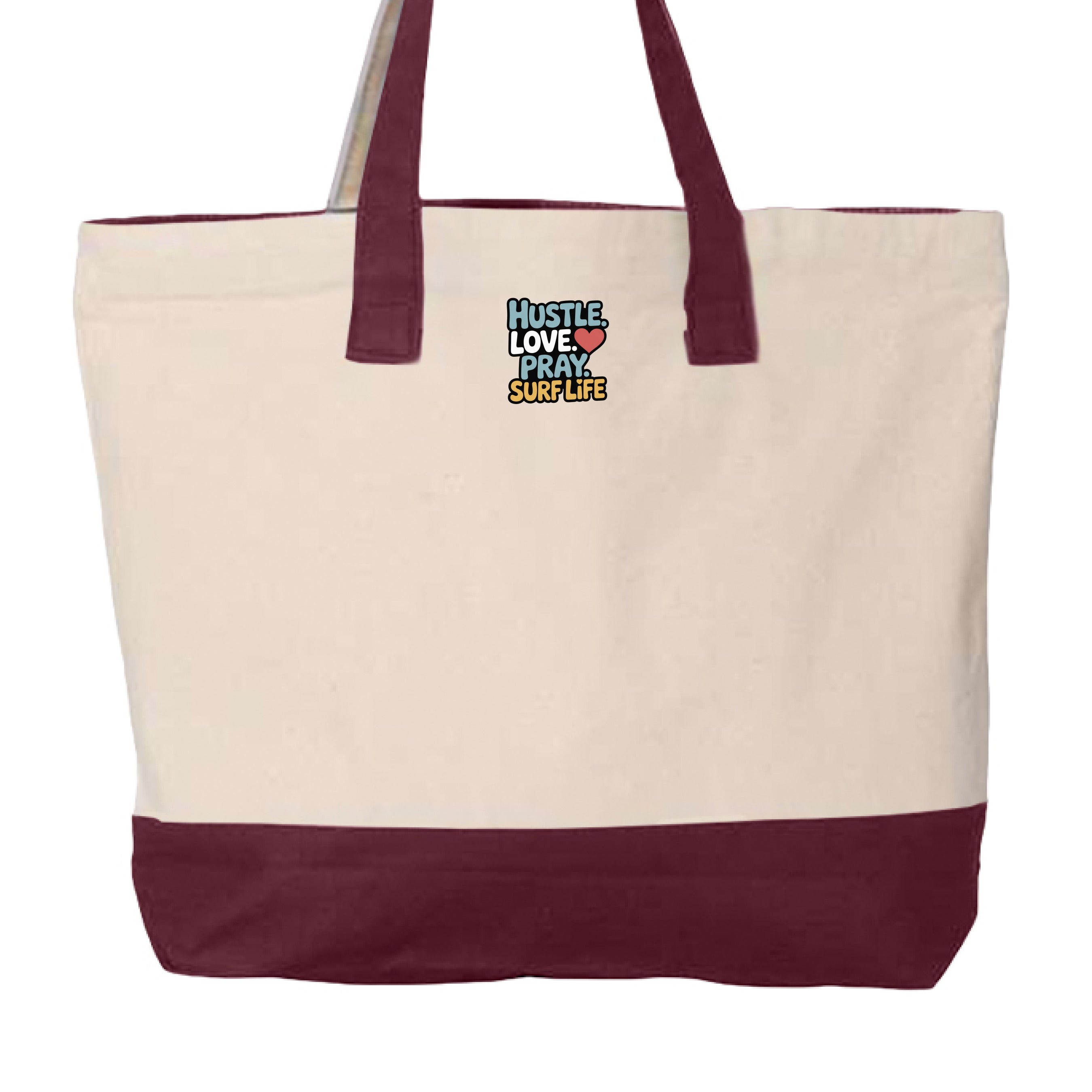 Natural/ Maroon - BACK