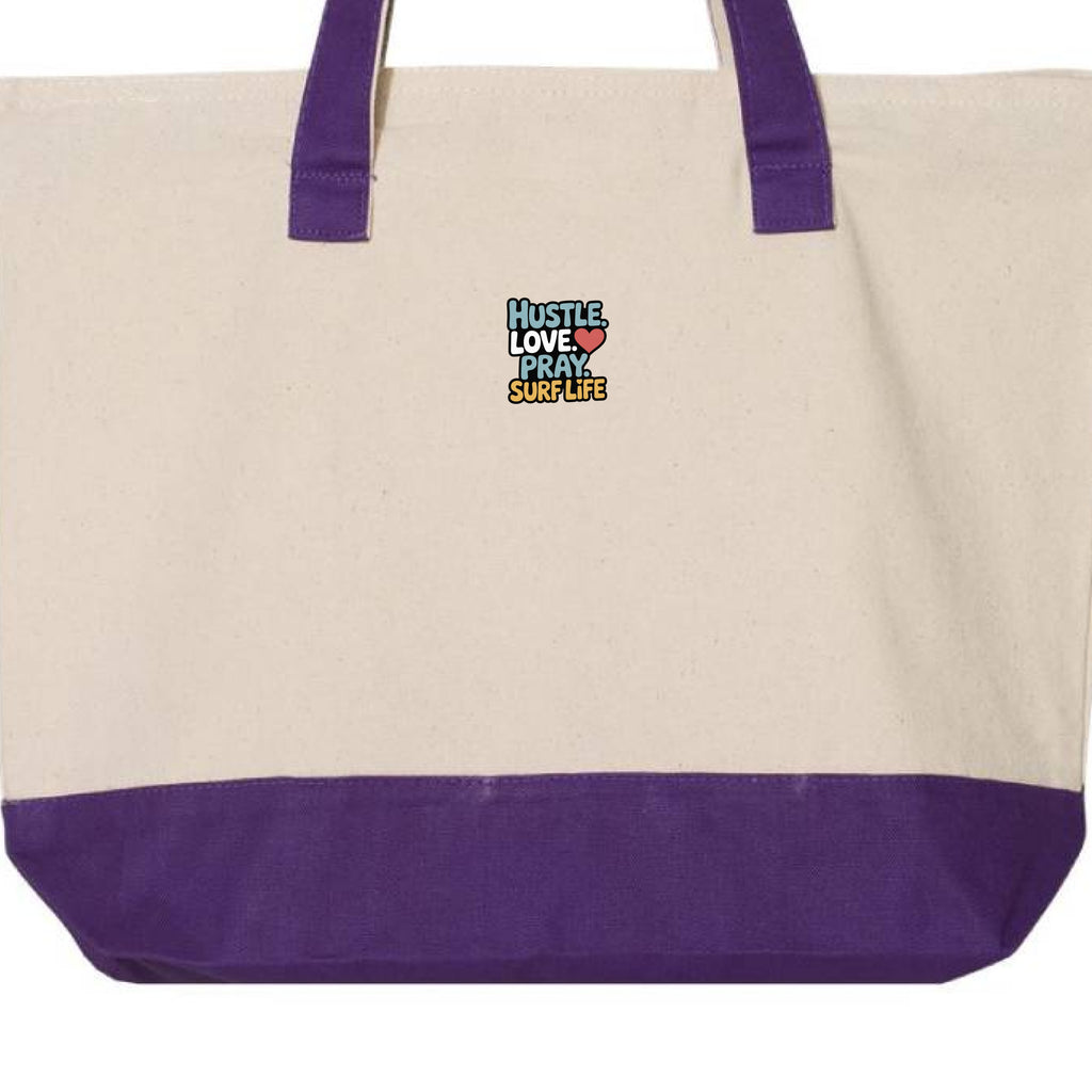 Natural/ Purple - BACK